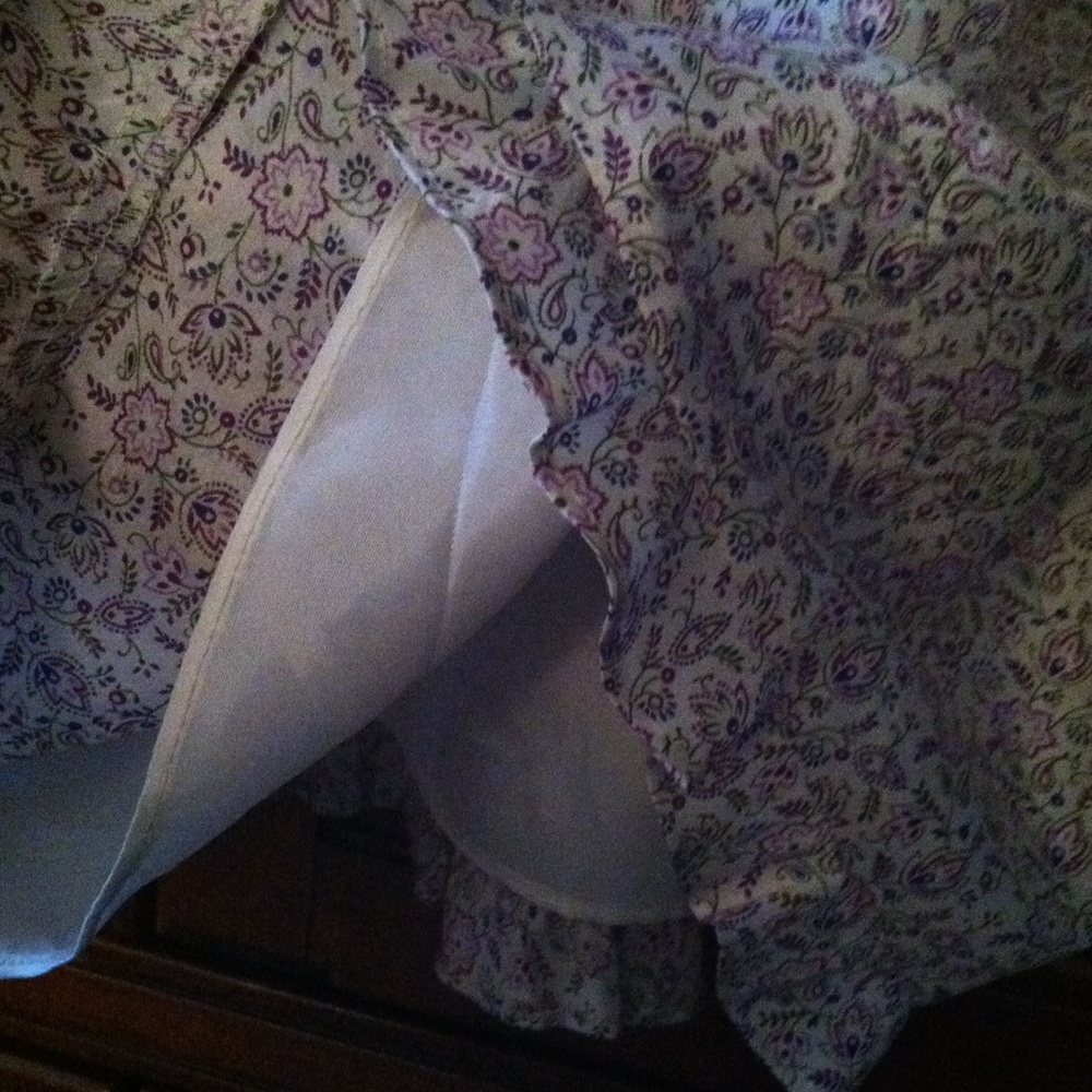 Ann Taylor Lavender Floral sun dress - Picture 4 of 5